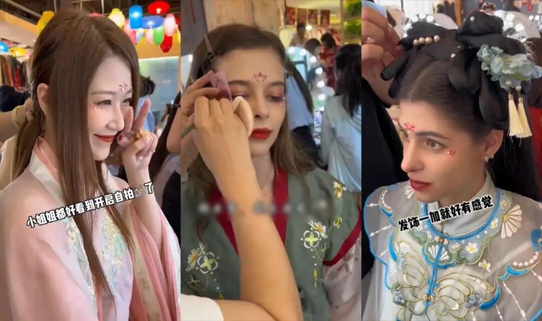 双语新闻：“95后”女孩开汉服体验馆“爆改”中外游客！网友：让汉服走向世界！