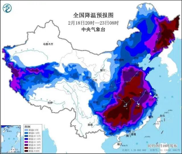 今天6时,中央气象台还发布多个天气预警——大风蓝色预警:预计19日8时
