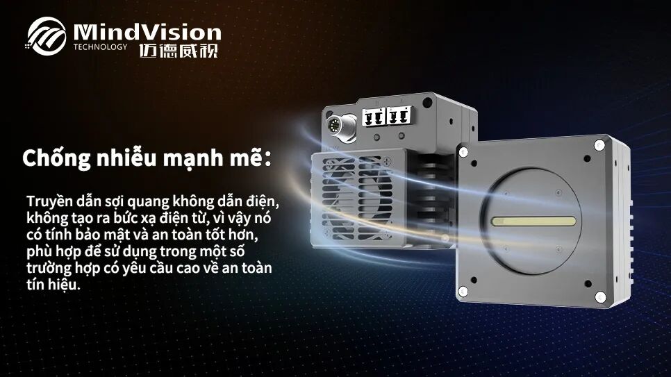 EMI-resistant fiber optic transmission