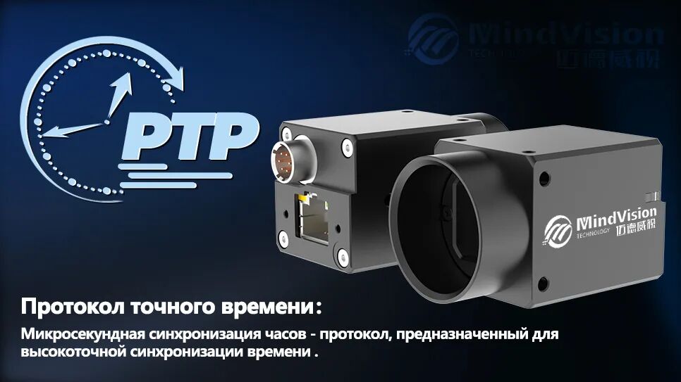 PTP GigE камера <1мкс