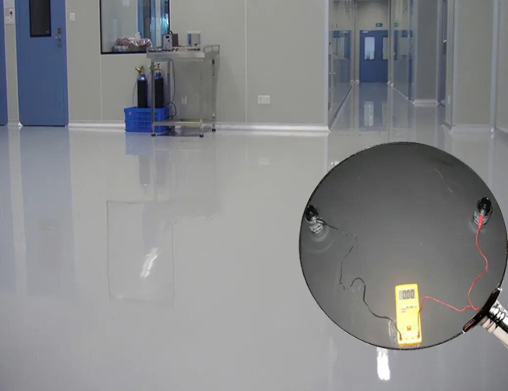 防静电自流平地坪_防静电地坪漆_环氧防静电地坪