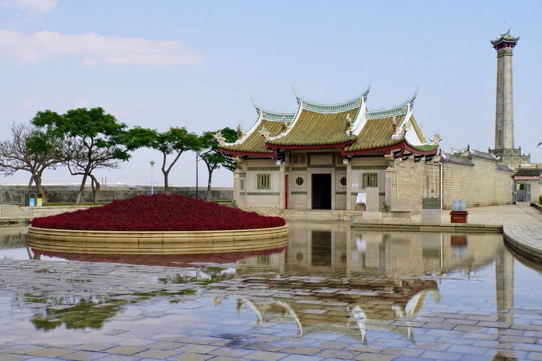 壮观集美鳌园再现大鳌戏珠奇景