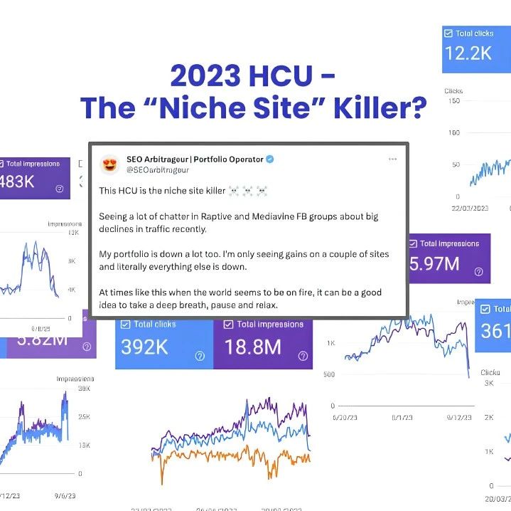 文章封面: 2023 的 HCU 是利基网站的杀手吗？哥飞回答你，不是！ - Web出海网