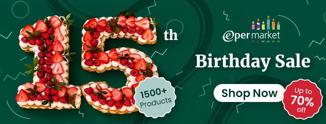 Epermarket 15th Birthday Sale ： Up to 70% Off 1,500+ Products Until Nov 2