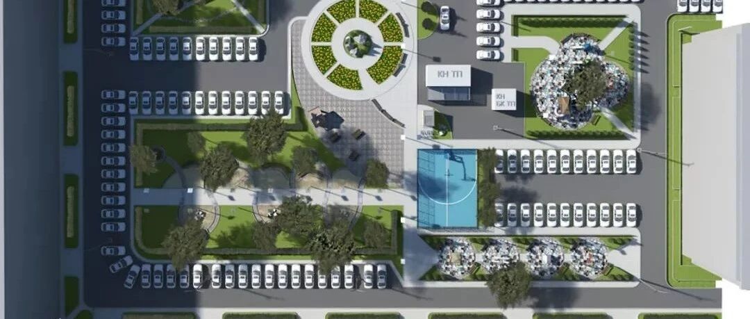 这才是停车场，你那顶多就是水泥！