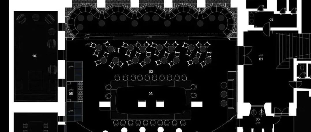 [免费领取]餐厅设计必备平面布置方案合集来了!