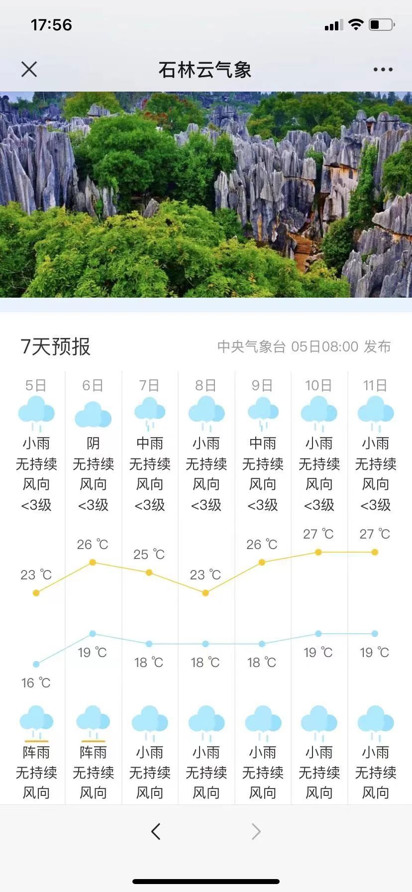 2024年06月06日 石林天气