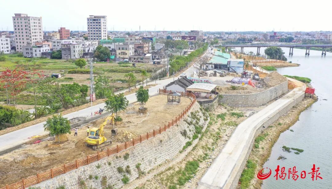 百千万工程惠来县隆江镇美丽乡镇入口通道建设加速推进