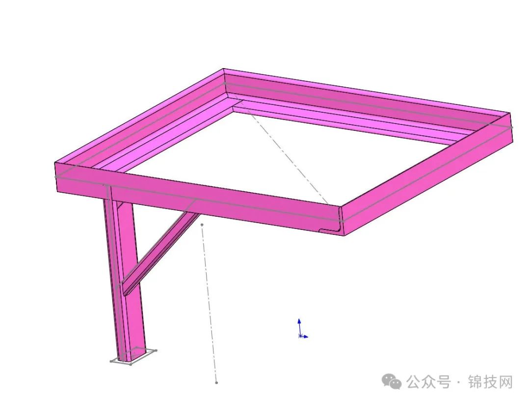 solidworks怎样在矩管上切除缺口大小,solidwork 焊件设计激光切管视频教程