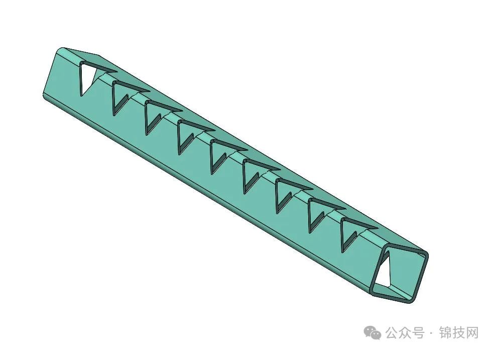 solidworks怎样在矩管上切除缺口大小