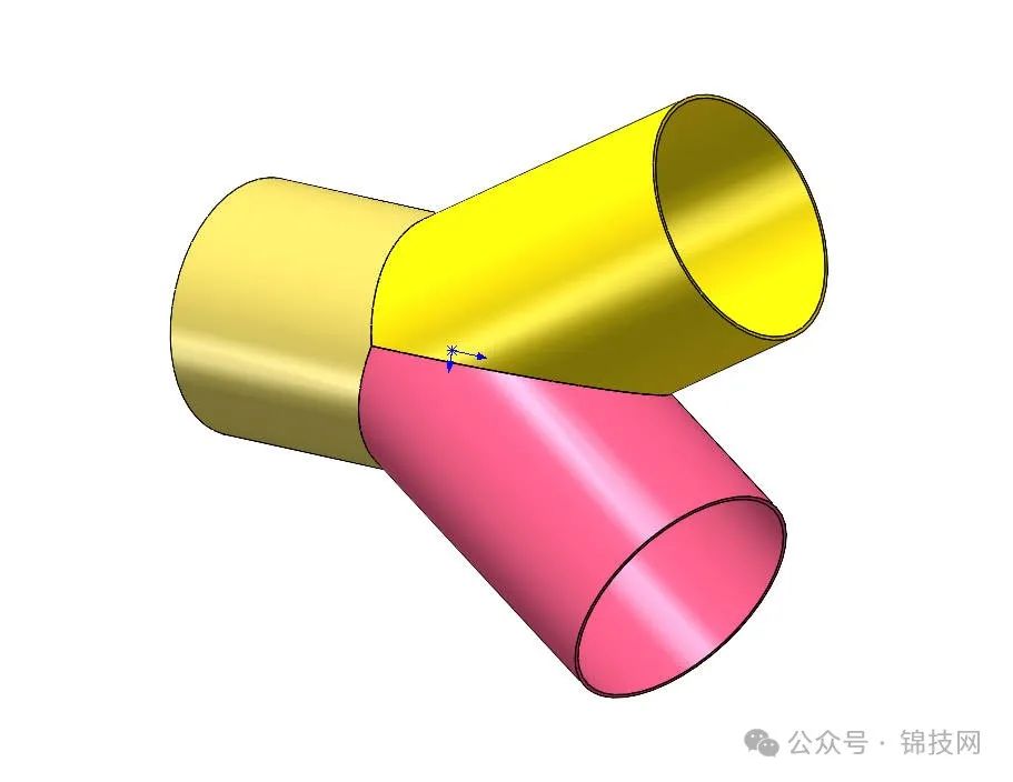 solidworks怎样在矩管上切除缺口大小