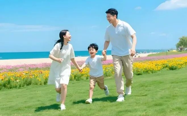 亲子旅行计划假期外出玩耍