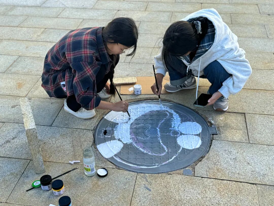 昭职院冬日暖心计划 ｜ 井盖美颜行动～