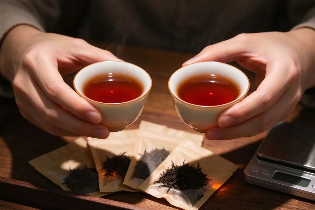 茶友互相品茶交流