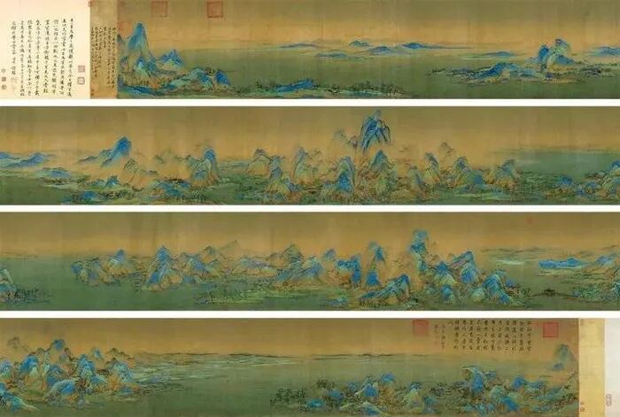 书画赏析 | 宋代的《千里江山图》，原来有两幅！|王希孟|局部|自然|山水|水墨_新浪新闻