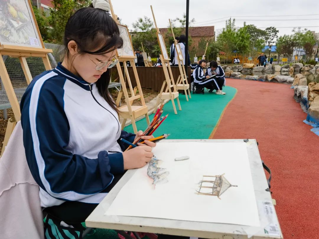 我们的“写生日记”——跟随“衡中艺术”一起亲近校园“雷火电竞官方网站”(图6)