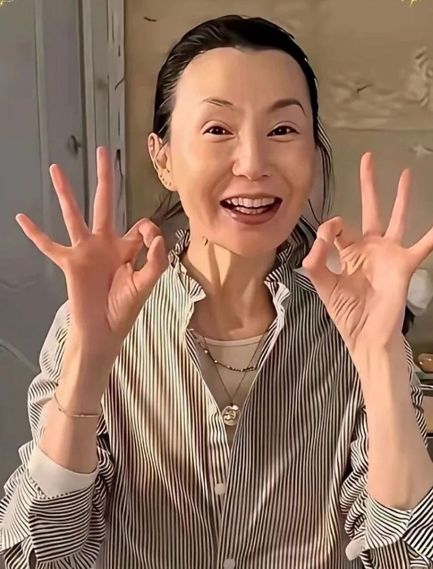 张曼玉不惧变老,素颜示人,真实从容才最美