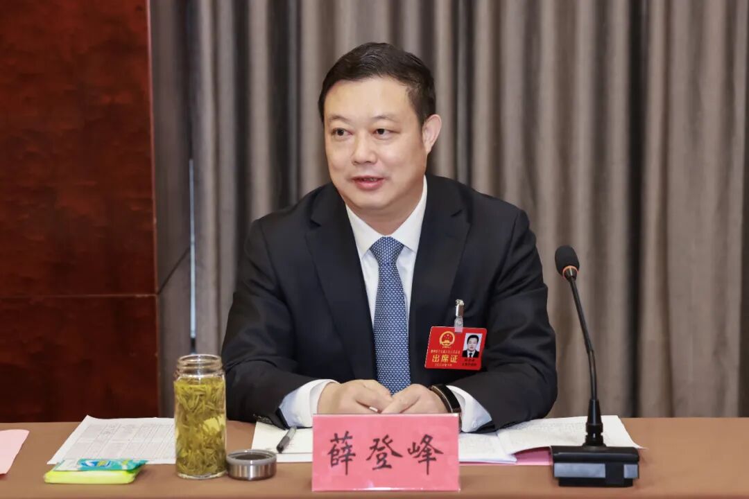薛登峰参加东郭代表团审议