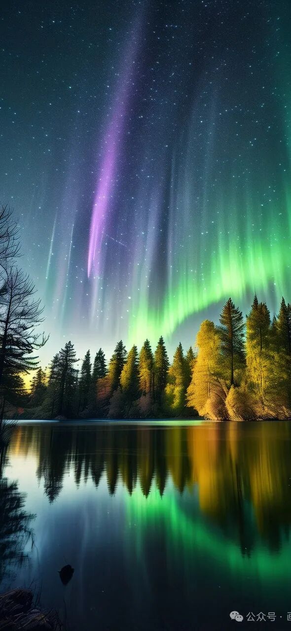 治愈系壁纸|火烧云与星空的诗篇