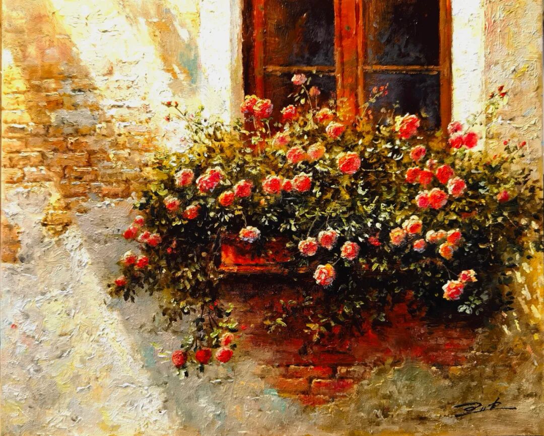 「百度专访」王健 61 著名微型油画家