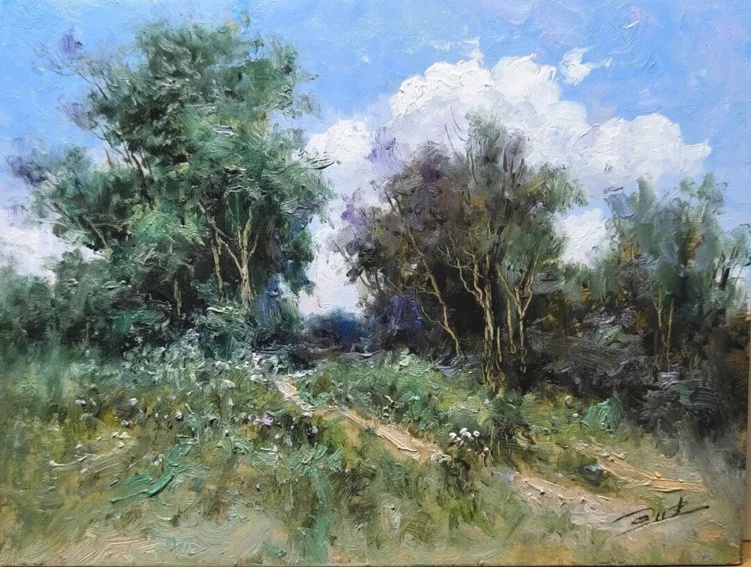 「百度专访」王健 61 著名微型油画家