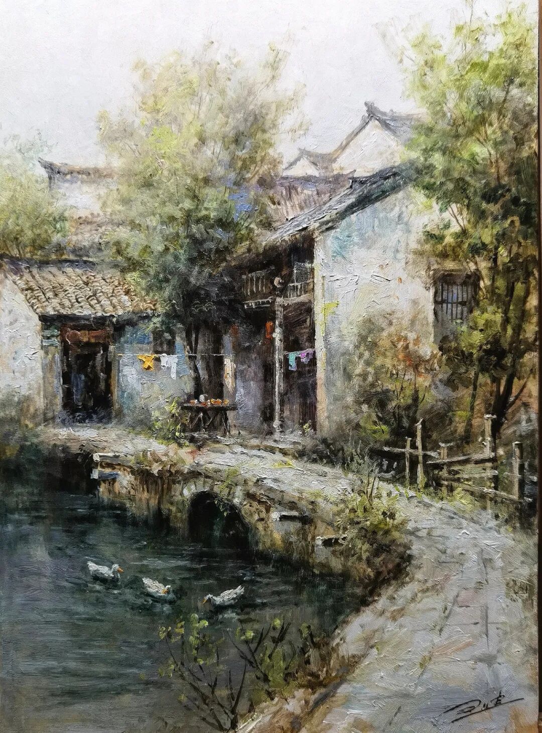 「百度专访」王健 61 著名微型油画家