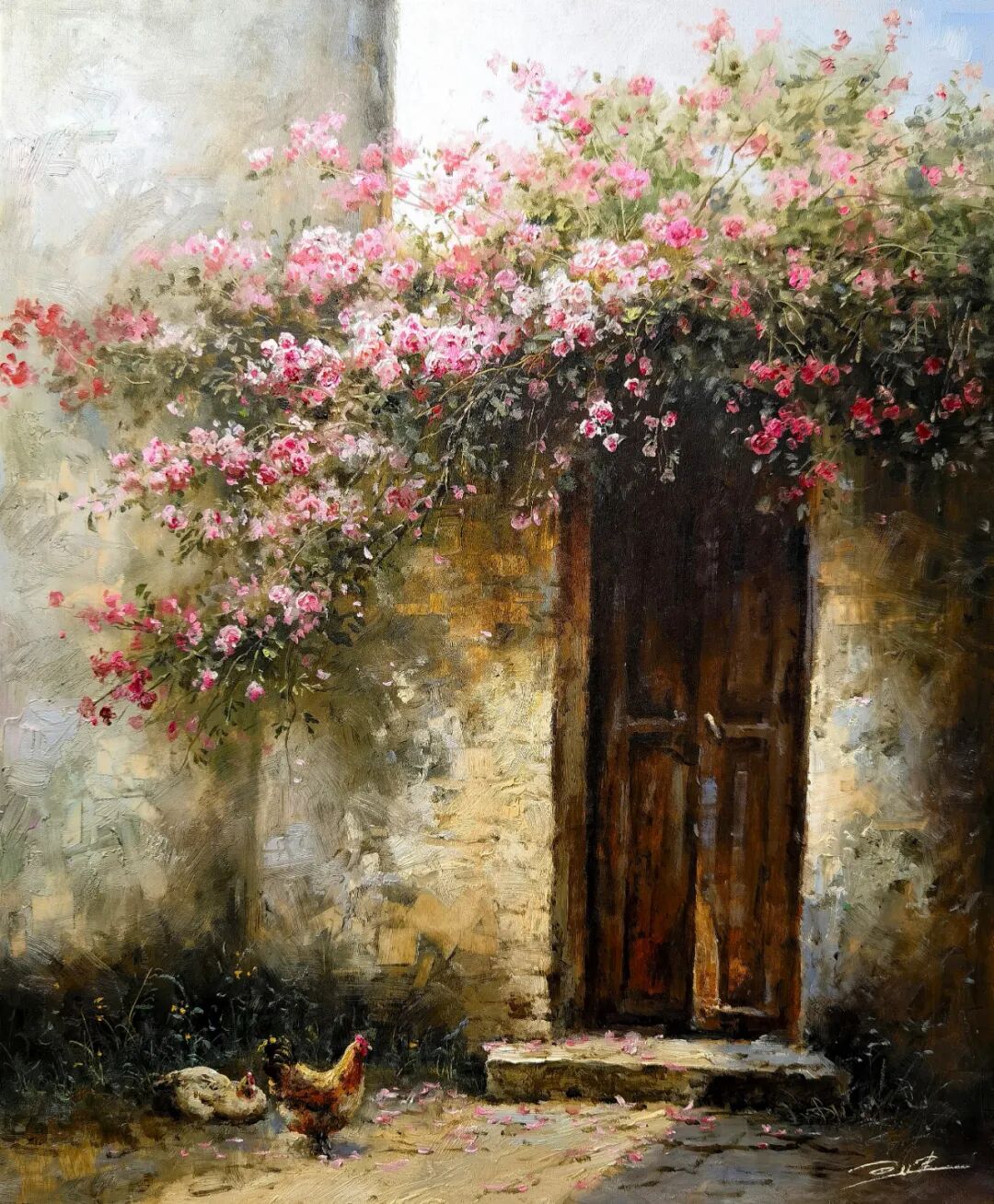 「百度专访」王健 61 著名微型油画家