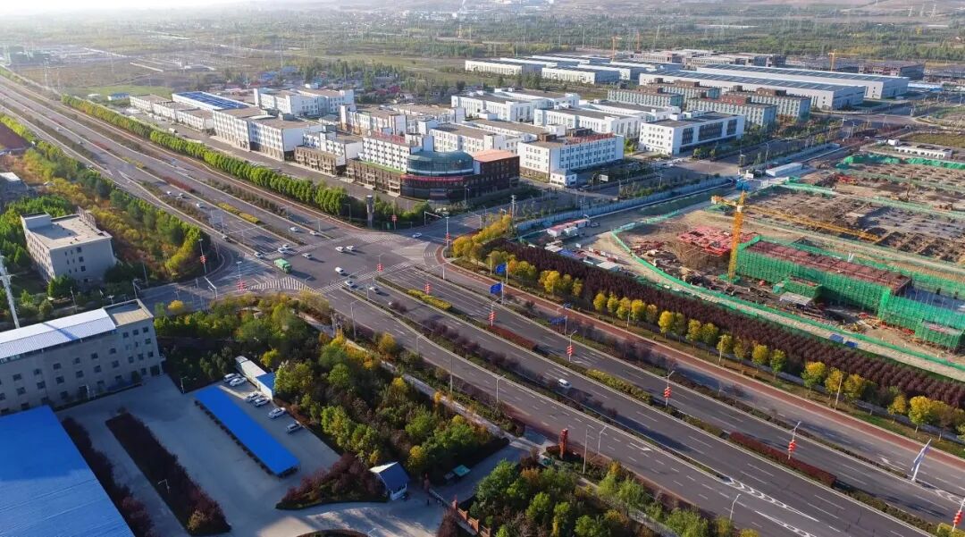 (霍尔果斯经济开发区伊宁园区航拍)
