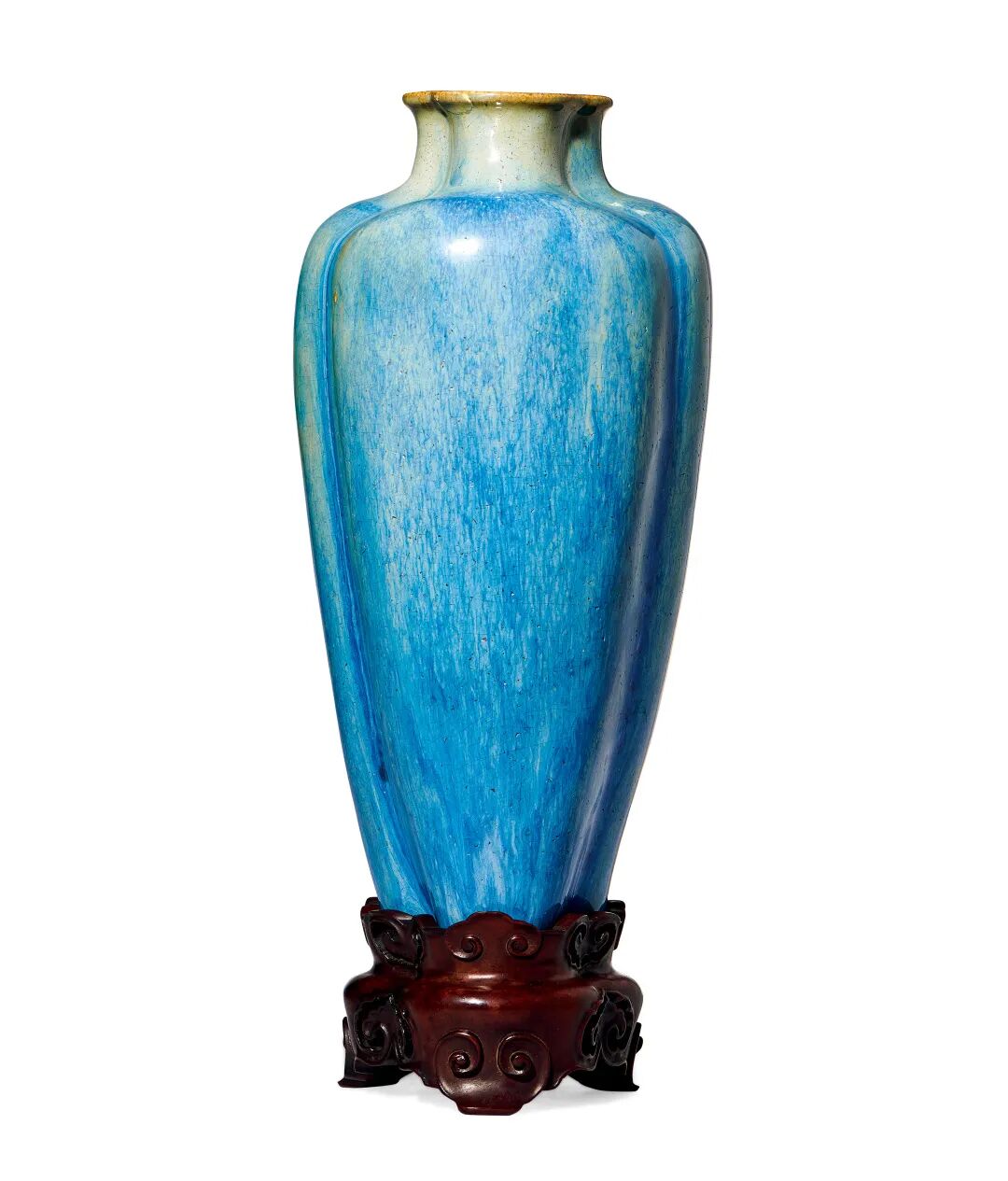 中国唐朝古玩，海鼠釉花瓶高約24.5cm 鶏龍山 粉青沙器鉄絵唐草文瓶 – Gyeryongsan ware | 陶磁
