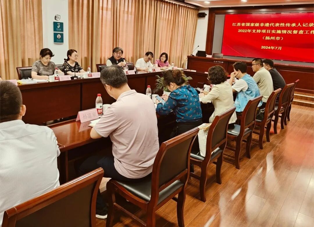 强化过程督导，推动工作落实! 江苏省国家级非遗代表性传承人记录工作2022年支持项目督查工作完成