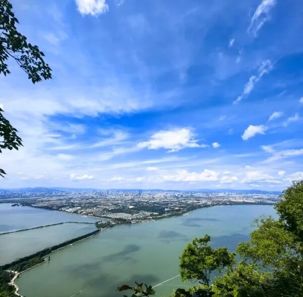 西山风景区登高路线示意图