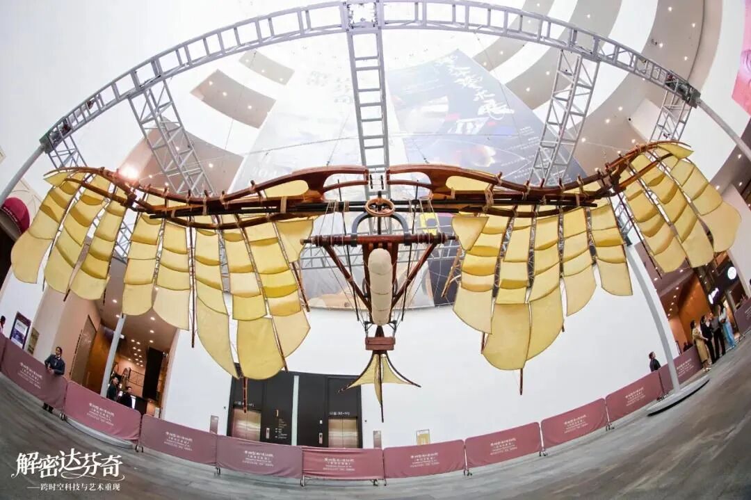 翼展达14米的飞行器模型 图/广州艺术博物院丨广州美术馆
