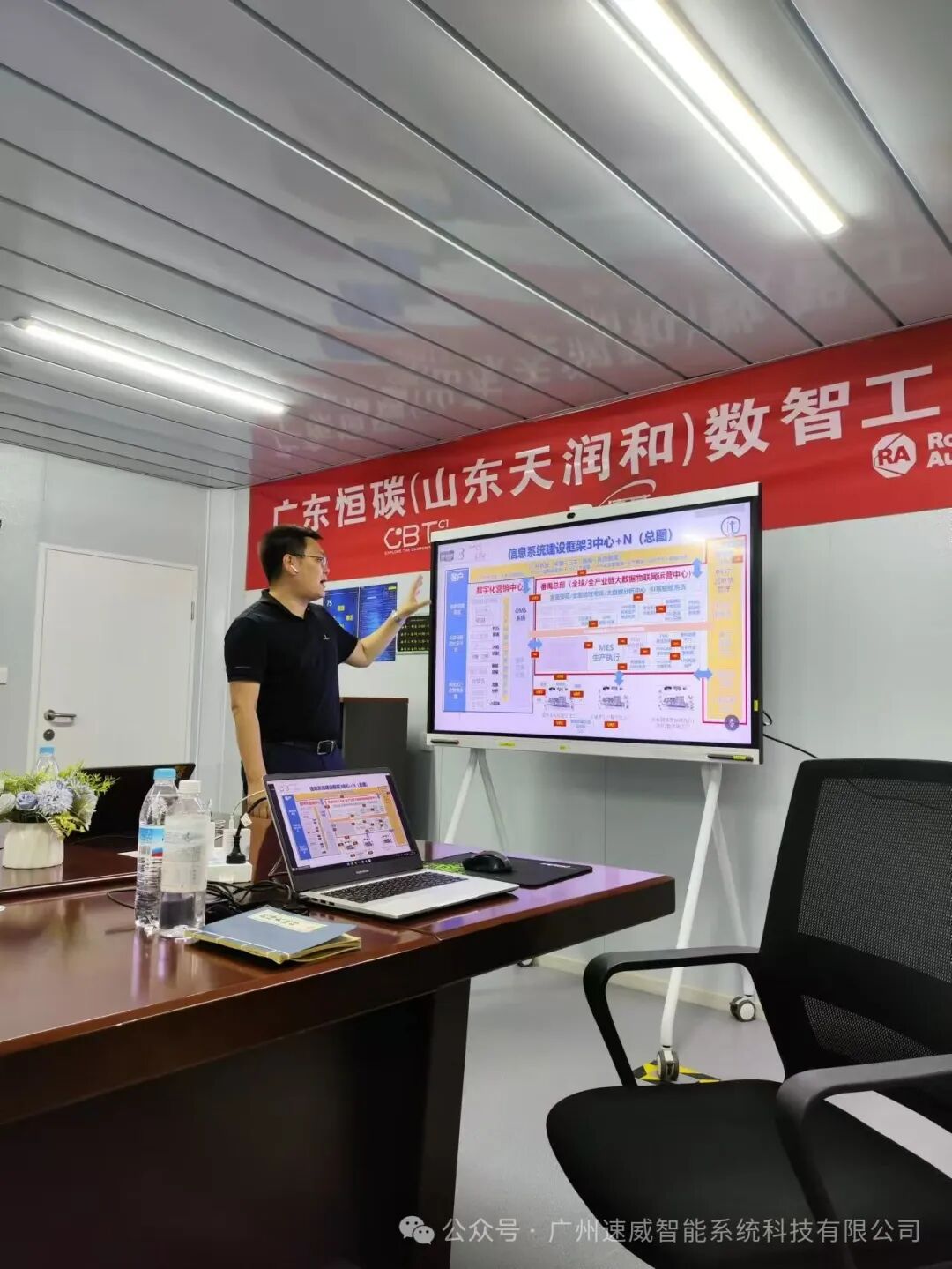 广州速威偕同罗克韦尔，与广东恒碳（山东天润和）签署战略合作协议，MOM项目正式启动！