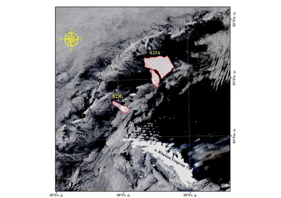 世界最大冰山再次发生大规模断裂,世界最大冰山 A23a 再次断裂，面积骤减近 20%，敲响..