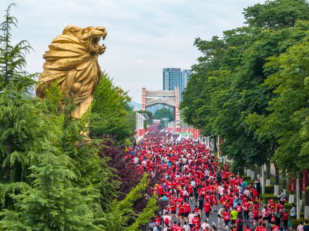 奖牌惊艳亮相!2024贵阳马拉松赛新闻通气会顺利召开