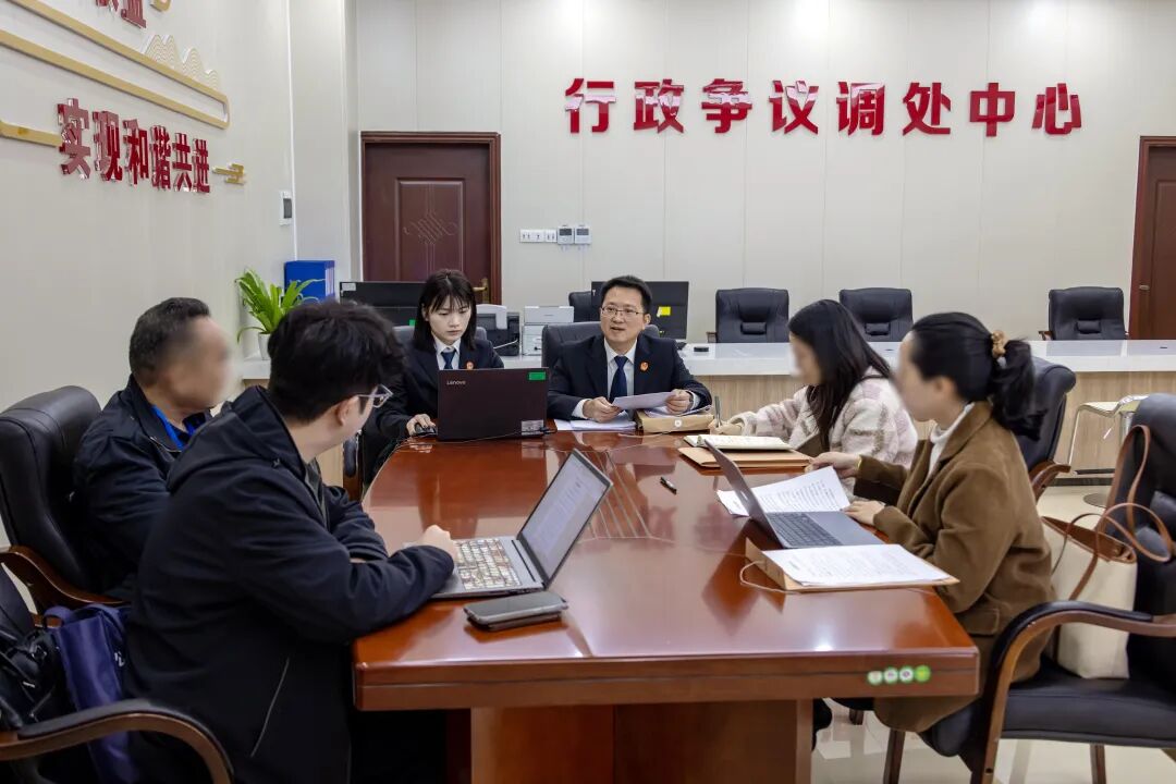 判前调解建议函发出后，双方当事人到博罗法院行政争议调处中心达成调解