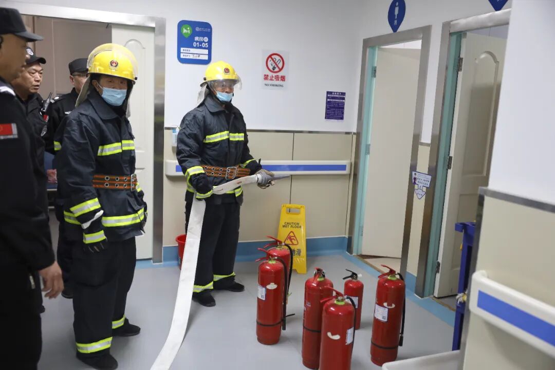 济南市第二人民医院开展消防应急疏散演练