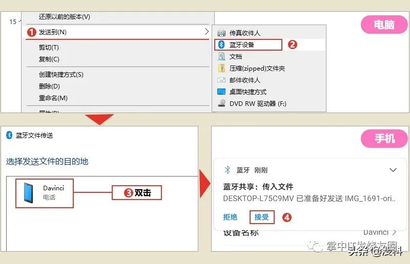 手机蓝牙传文件到电脑_电脑传文件到手机最快_大文件怎么从手机发送到电脑