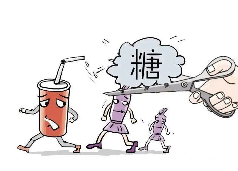 少吃甜食图片卡通图片