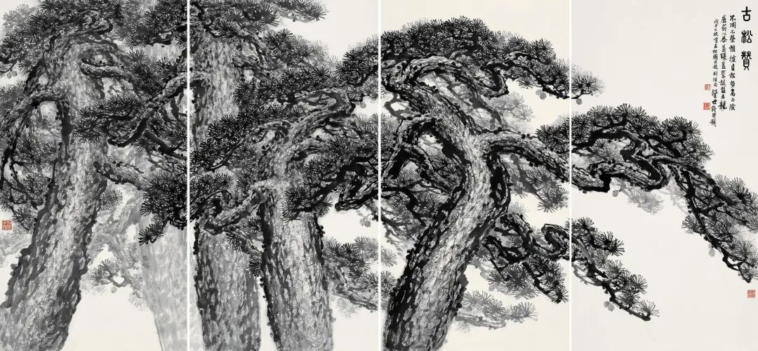 您在:>首页>参事文史动态>文史工作动态>梁世雄69 古松赞179cm×390