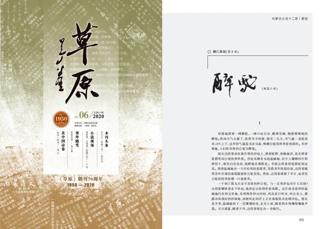 娜仁高娃：从沙窝地走向文学百花园 第13张