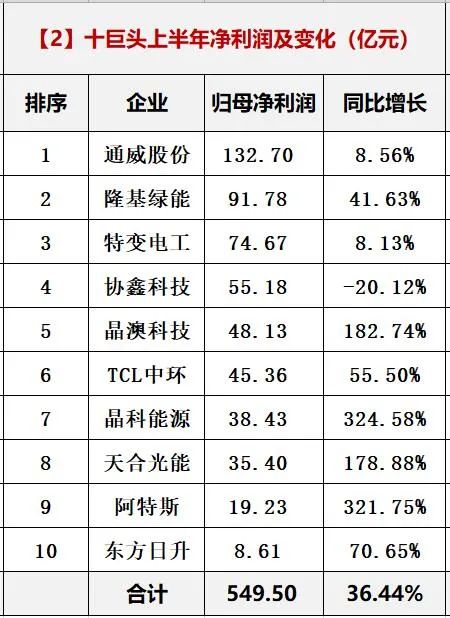 光伏十大巨头名单图片