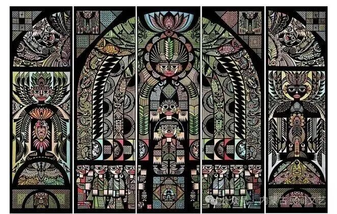 内蒙古作品《母亲河·岸边的喜悦》入围第十七届中国民间文艺山花奖·优秀民间工艺美术 第202张
