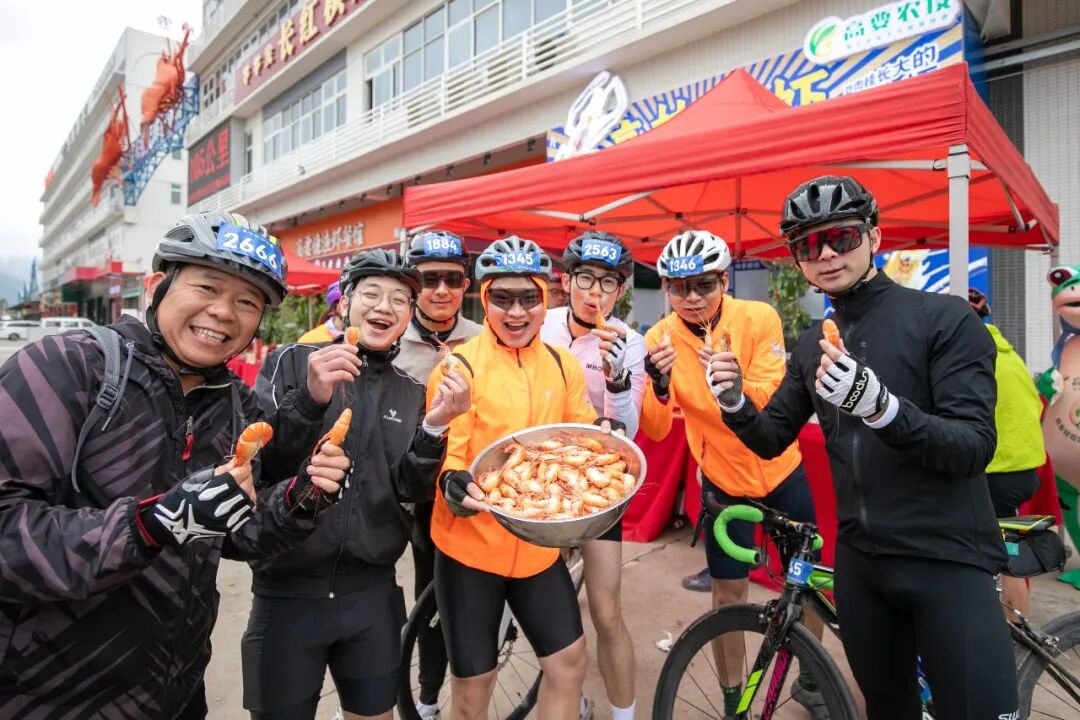 △今年3月举办的品“高桂大虾”游“出彩高要”2025第二届环大湾区西（肇庆·高要）百公里骑行活动暨“百千万工程”绿美乡村巡游活动。赖家乐 摄