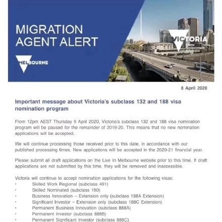 最新消息!墨尔本、悉尼澳洲移民名额已满!