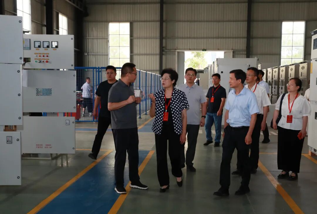 襄陽市領導王主任帶隊，親臨中盛電氣調(diào)研指導