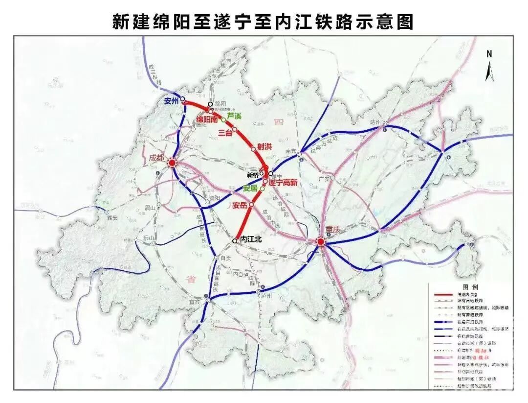 预审获批!绵遂内铁路绵遂段最新消息来了.