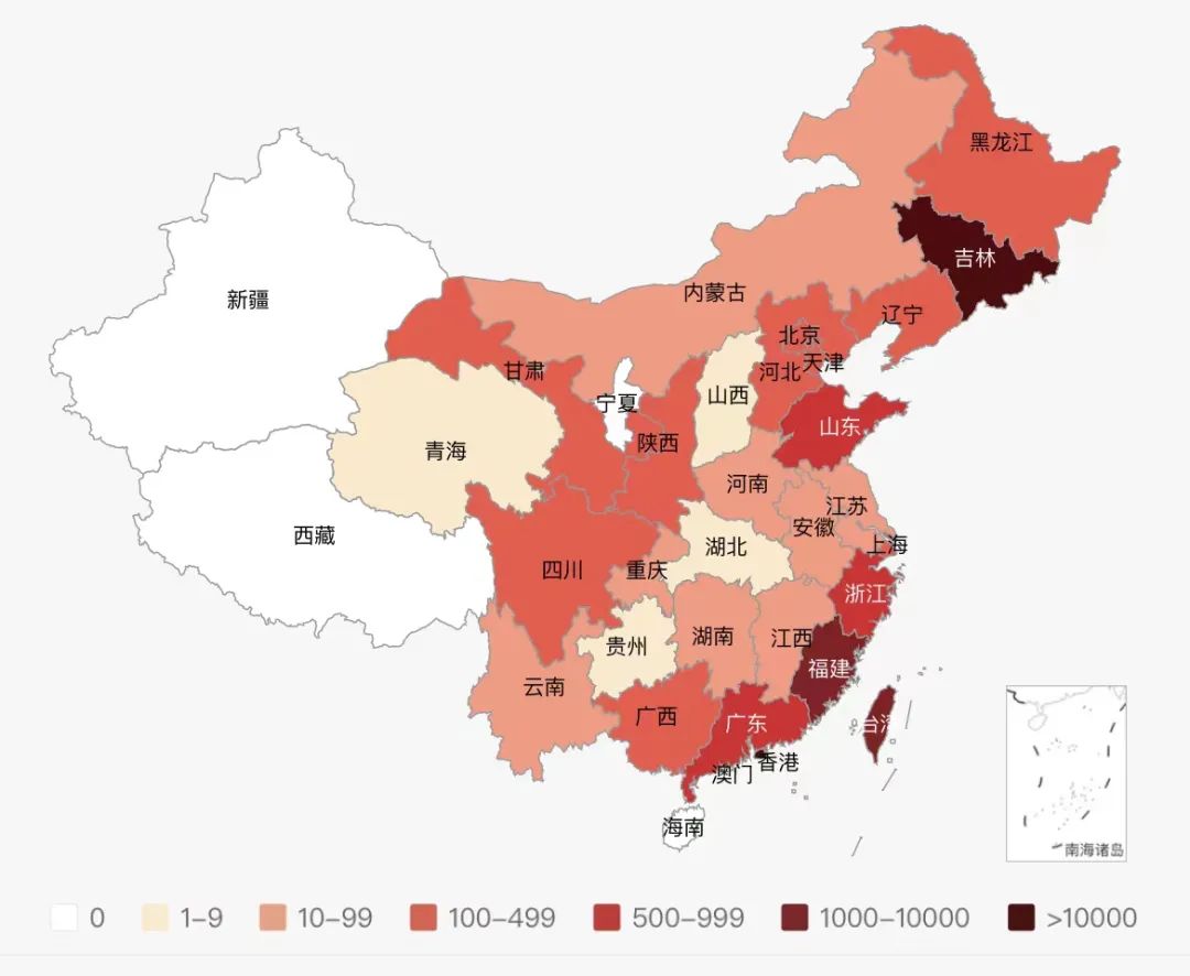 中国疫情防控分布图图片