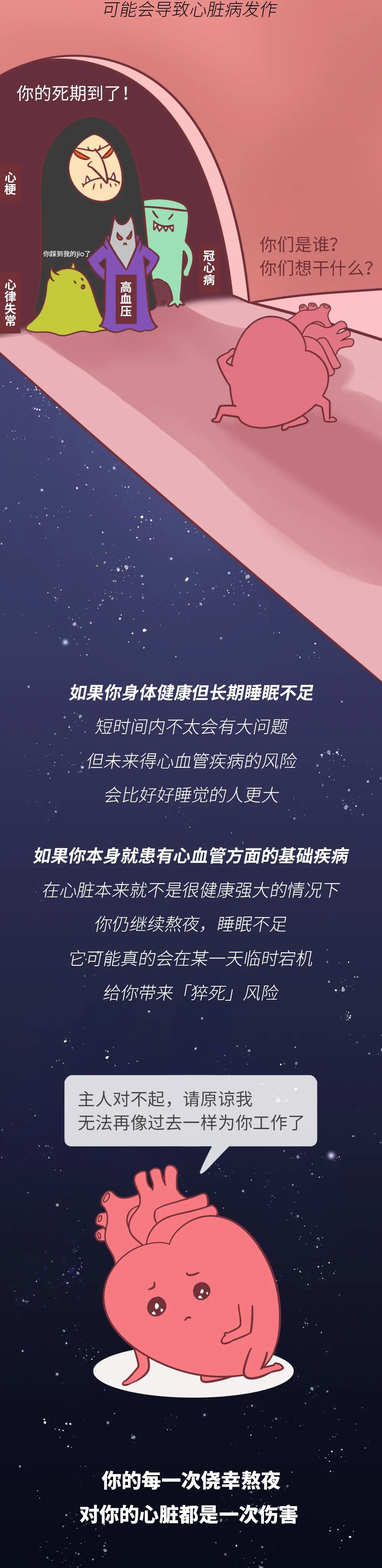 为什么熬夜时心脏会咯噔一下