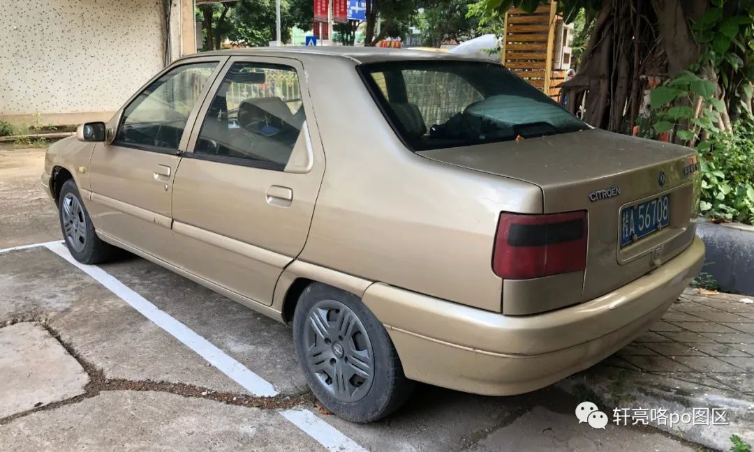 24年前的特供车 丨 两厢加个尾,神龙富康988/citro05n zx n23 - 轩